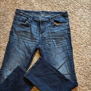 BKE Men's Bootcut Jeans - Dark Blue